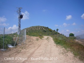 Castell d'Ofegat - Camí d'accés a peu.