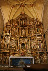 Retaule de l'església parroquial de Santa Maria d'Oló.