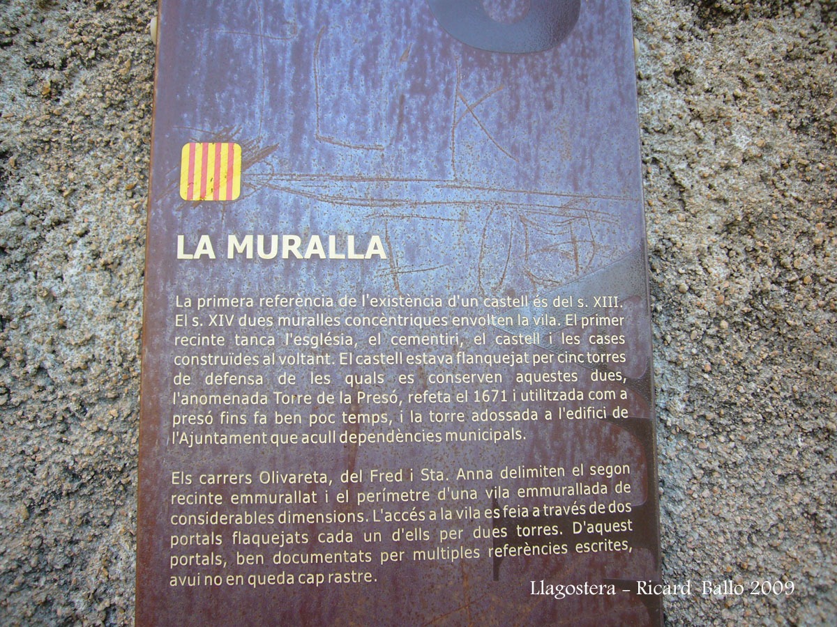 Castell i muralles de Llagostera