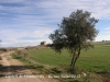 El castell de Montcortès, vist des del columbari romà.