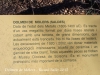 Dolmen de Molers - Saldes - Informació que figura en una placa situada davant de les pedres