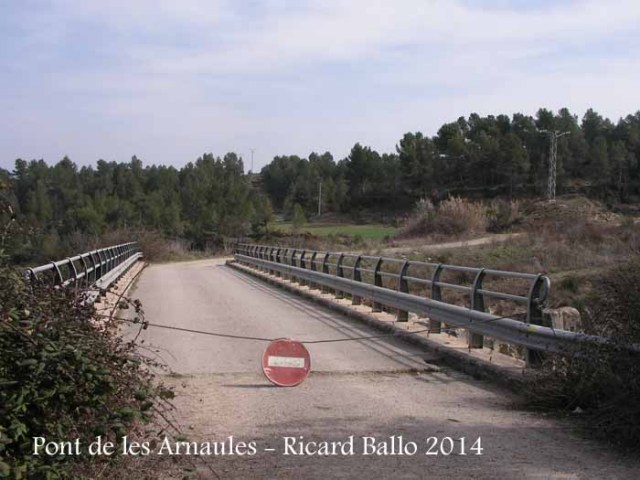 El Pont de les Arnaules – Manresa - Pont que creuem a peu.