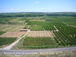 Vistes des de l'Ermita de Sant Joan de Carratalà.