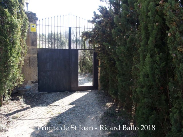 Camí d'accés a l'Ermita de Sant Joan – Juncosa