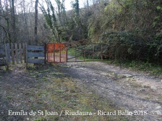 Ermita de Sant Joan – Riudaura - Detalls del camí