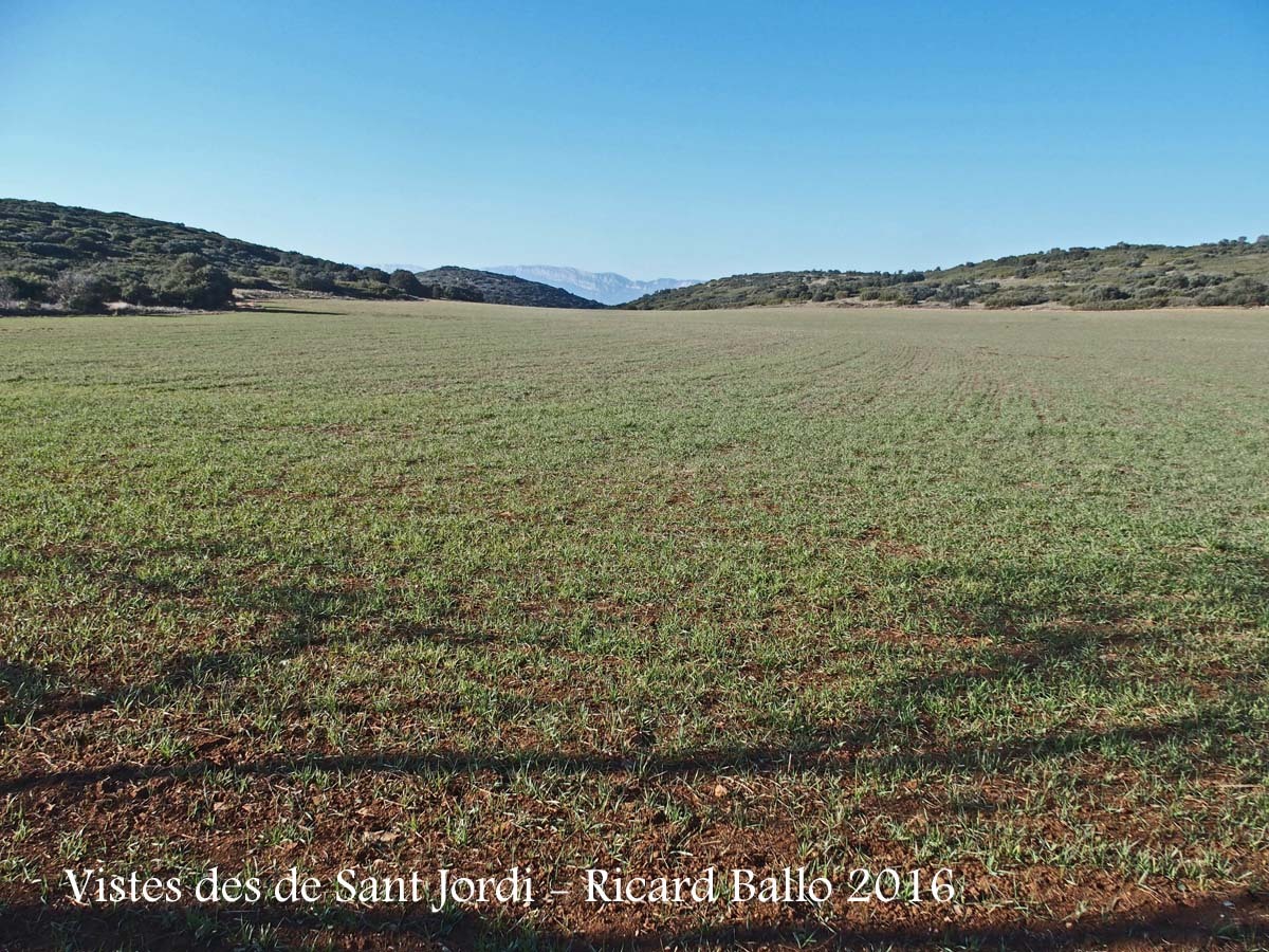 Vistes des de les restes de l'Ermita VELLA de Sant Jordi – Camarasa