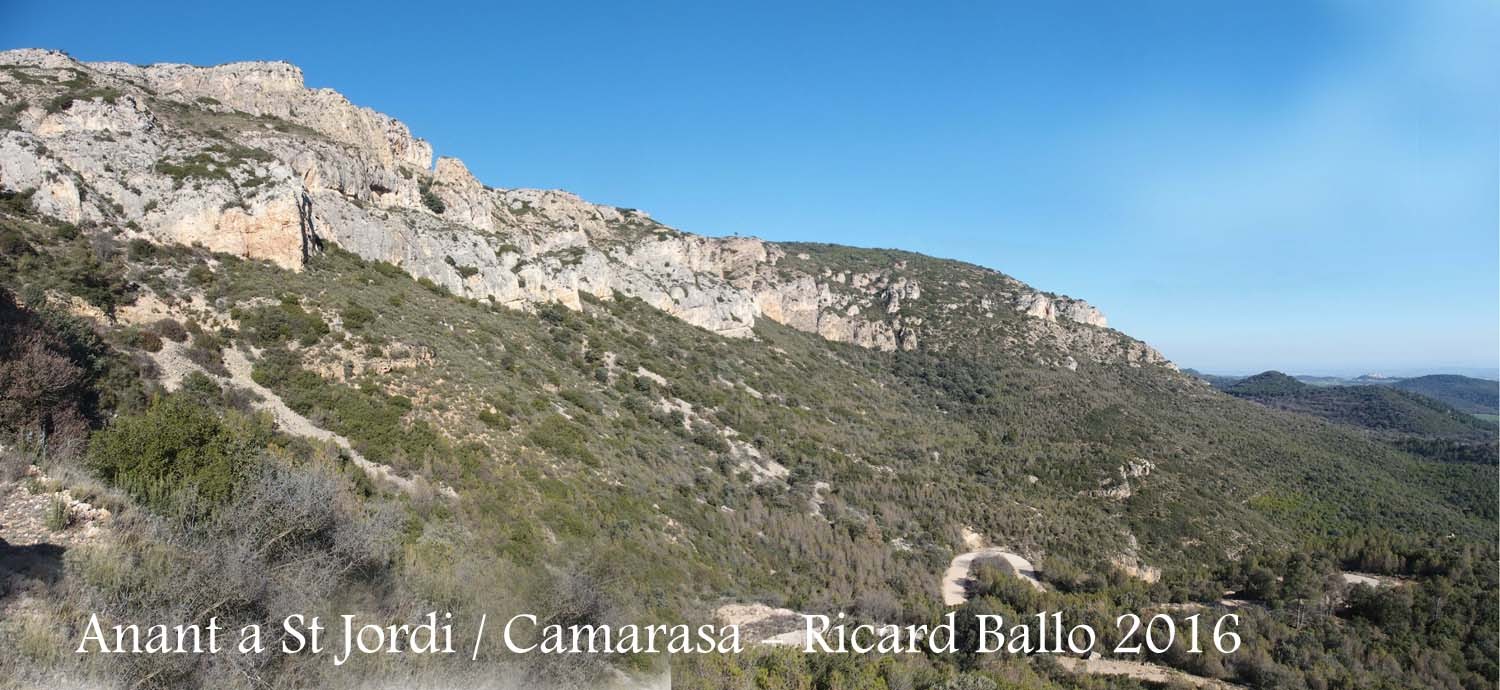 Durant el camí a l'Ermita de Sant Jordi – Camarasa, ens acompanyen aquestes boniques vistes al nostre voltant