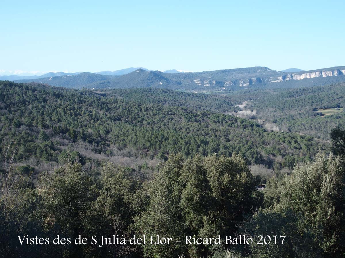 Vistes des de l\'Ermita de Sant Julià – Sant Julià del Llor i Bonmatí