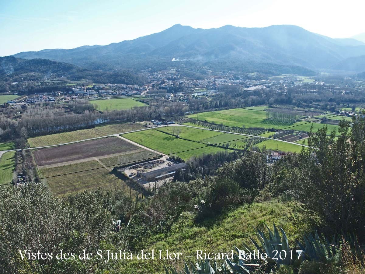 Vistes des de l\'Ermita de Sant Julià – Sant Julià del Llor i Bonmatí