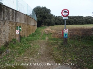 Camí a l\'Ermita de Sant Llop – Vilobí d\'Onyar