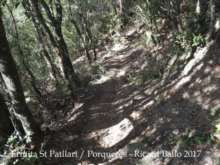 Camí d'accés a l'Ermita de Sant Patllari – Porqueres