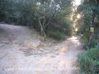 Ermita de Santa Brígida – Amer - Part final de l'itinerari.