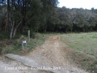 Camí a l\'Església de Sant Esteve de Briolf