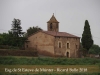 Església de San Esteve de Múnter – Muntanyola - En primer terme, la Rectoria
