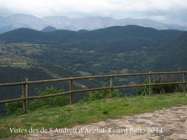 Vistes des de l'Església de Sant Andreu d’Aristot – El Pont de Bar