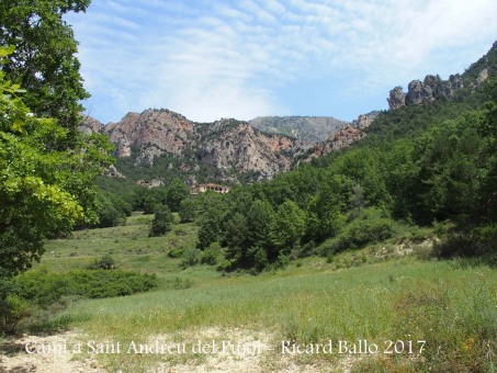 Camí a l\'Església de Sant Andreu del Pujol del Racó – La Coma i La Pedra