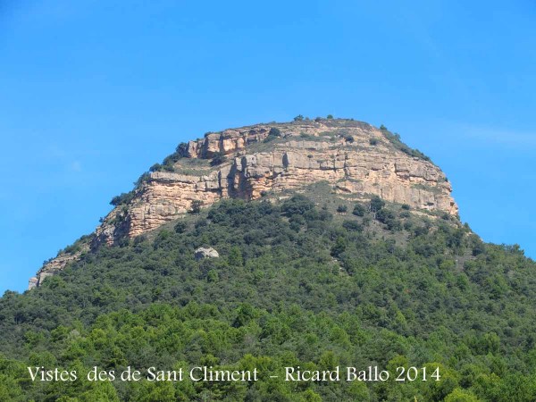 Vistes des del davant de l'Església de Sant Climent de L'Espunyola