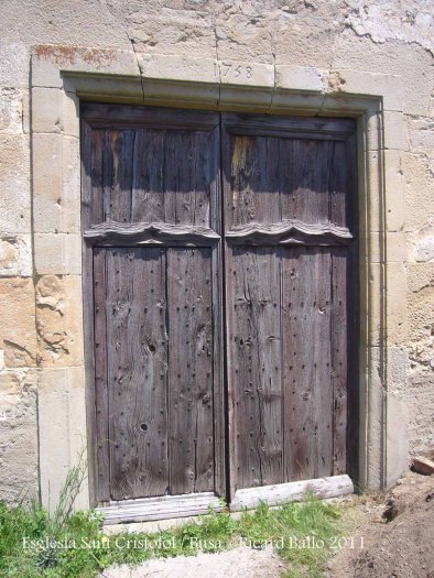 Església de Sant Cristòfol - Navès