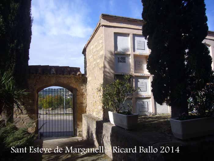 Església de Sant Esteve de Marganell - Cementiri.