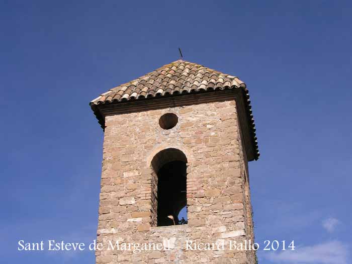 Església de Sant Esteve de Marganell - Campanar.