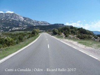 Camí a l\'església de Església de Sant Joan de Canalda – Odèn