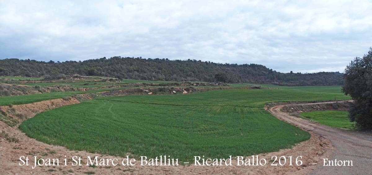 Vistes des de l'Església de Sant Joan i Sant Marc de Batlliu – Artesa de Segre - Entorn
