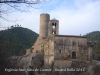 Església de Sant Julià de Coaner – Sant Mateu de Bages - Darrere, apareix la torre de l\'antic Castell de Coaner.