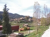 Vistes de Vallfogona, des de l'església de Sant Julià de Vallfogona – Vallfogona de Ripollès. Al centre de la fotografia, l'edifici més alt, és el Castell de Vallfogona de Ripollès.