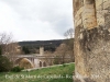 Vistes des de l'Església de Sant Martí de Capellada – Besalú - En primer tertme, el pont nou. Al darrere, el Pont medieval