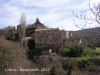 Cellers - Dalt de tot del turó que presideix aquesta població, apareix la torre del campanar de l\'església.