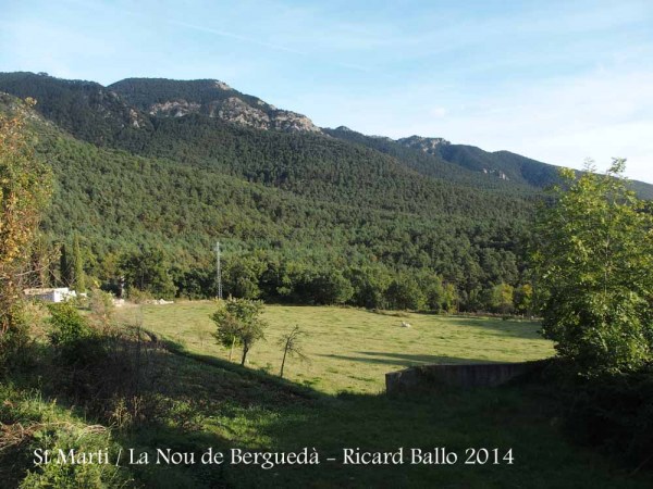 Vistes des de l'Església de Sant Martí – La Nou de Berguedà