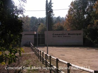 Església de Sant Martí Sapresa – Brunyola - Cementiri.