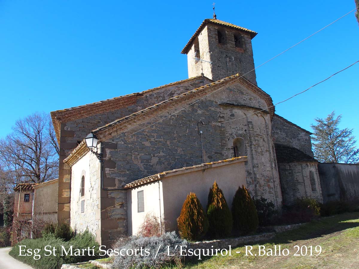 Església de Sant Martí Sescorts L’Esquirol / Osona Catalunya Medieval