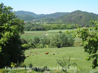 Vistes des del camí a l'Església de Sant Martí Vell