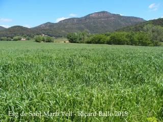 Vistes des del camí a l'Església de Sant Martí Vell