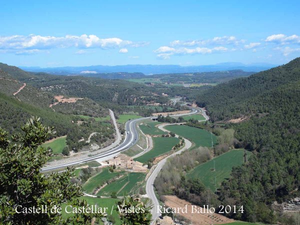 Vistes des de l'església de Sant Miquel de Castellar – Aguilar de Segarra