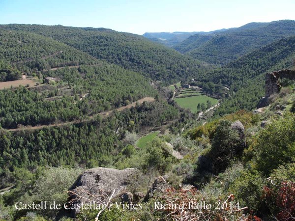 Vistes des de l'església de Sant Miquel de Castellar – Aguilar de Segarra