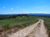 Vista de l\'Església de Sant Miquel de Terradelles – Santa Maria de Merlès, des de l\'església NOVA de Sant Miquel de Terradelles.