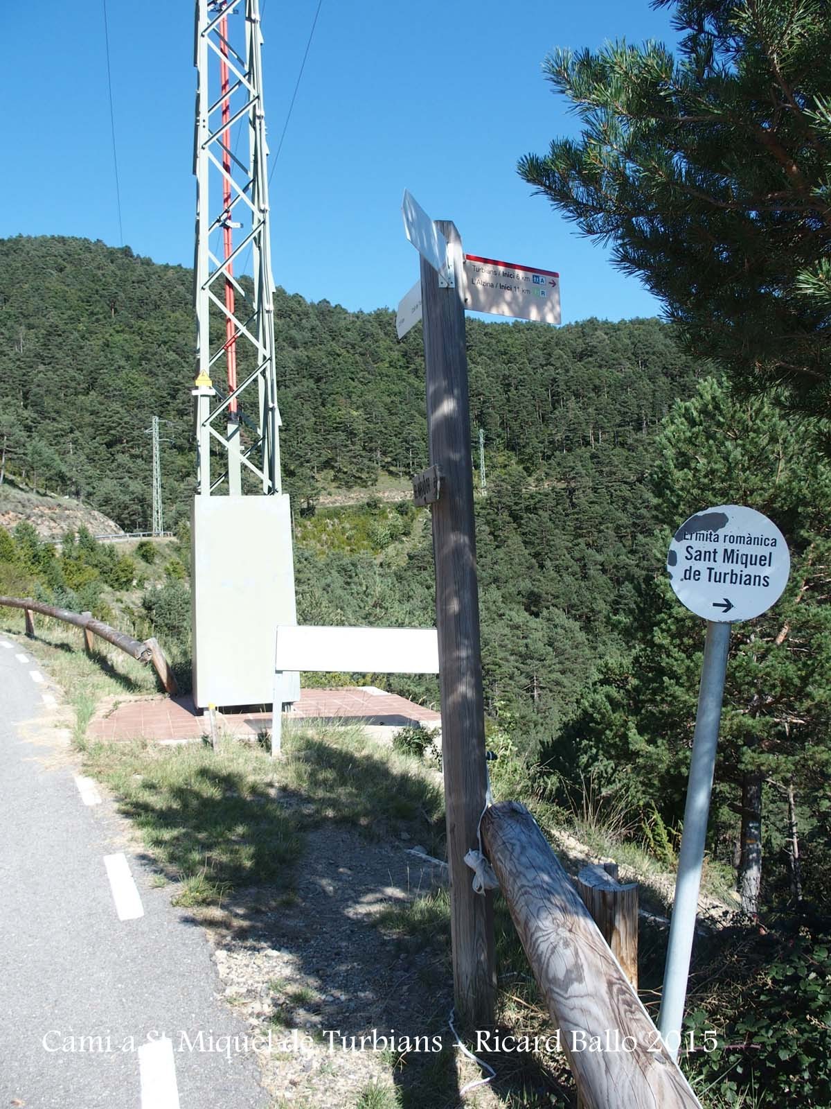 Camí a l'Església de Sant Miquel de Turbians – Gisclareny