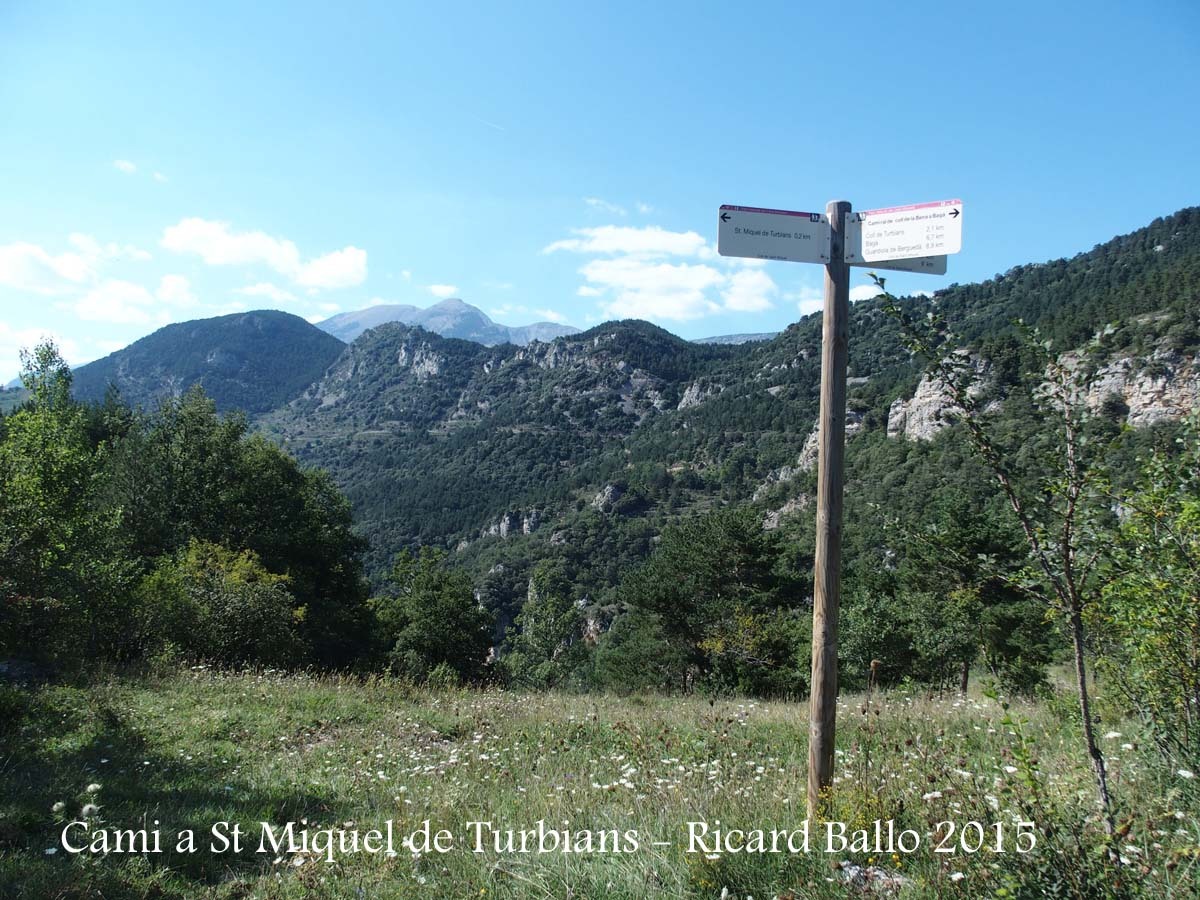 Camí a l'Església de Sant Miquel de Turbians – Gisclareny