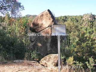 Església de Sant Pere Cercada – Santa Coloma de Farners - Camí - Roca de l'avi.