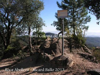 Església de Sant Pere Cercada – Santa Coloma de Farners - Camí - Roca Abellera