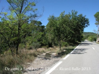 Església de Sant Pere de l’Erm – Sant Martí de Tous - Sortida de la carretera.