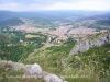 Vistes des de l'Església de Sant Pere de Madrona – Berga, als peus.