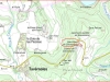 Església de Sant Pere de  Savassona - Itinerari - Captura de pantalla del mapa del Institut Cartogràfic de Catalunya.