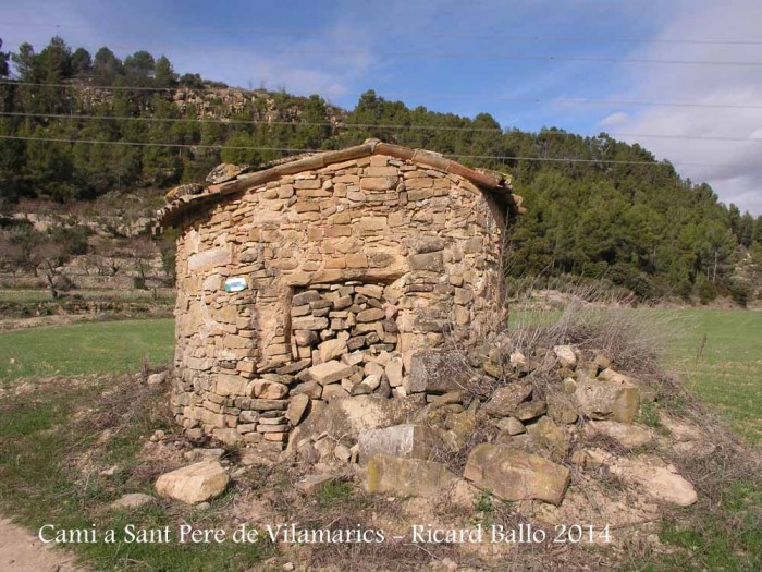 Camí a l'Església de Sant Pere de Vilamarics – Monistrol de Montserrat - Barraca de camp.