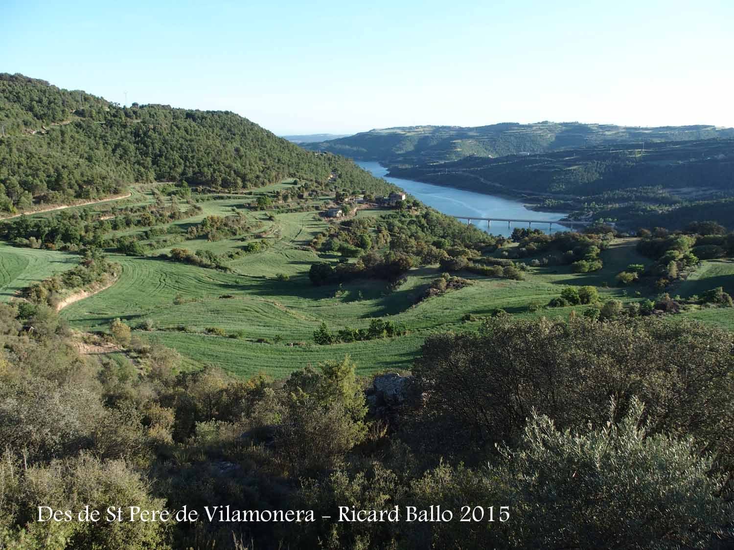 Vistes des de la Masia de Vilamonera - La Baronia de Rialb