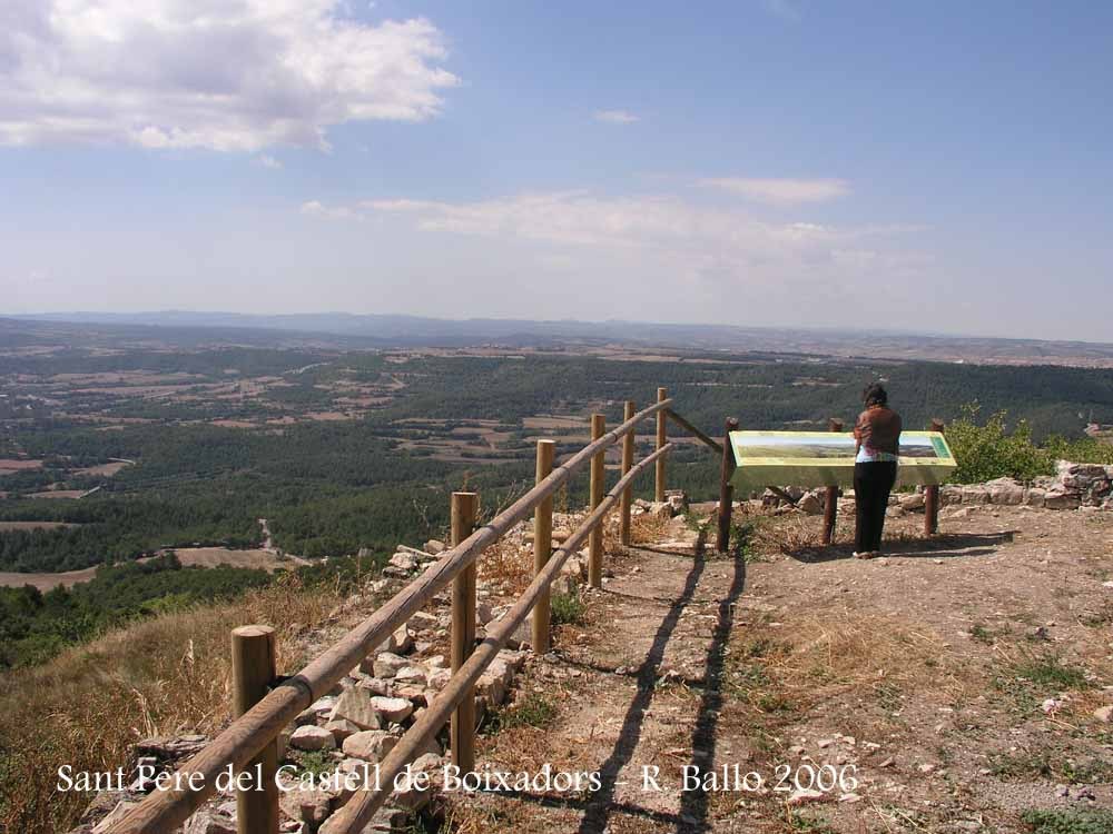 Vistes des de l\'Església de Sant Pere del Castell de Boixadors – Sant Pere Sallavinera