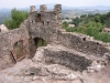 Porta d\'entrada a l\'església de Sant Pere del castell i també al castell de Gelida-Vista des de l\'interior.