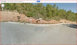 De camí a l'església a Sant Pere del Pujol - Itinerari - Captura de pantalla de Google Maps, complementada amb anotacions manuals.